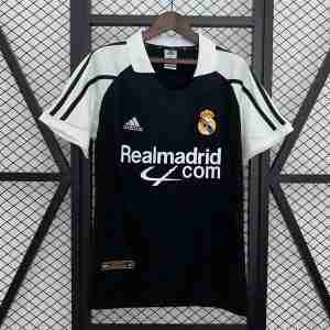 Thailandia Maglia Calcio Away Real Madrid Retro 2001 2002