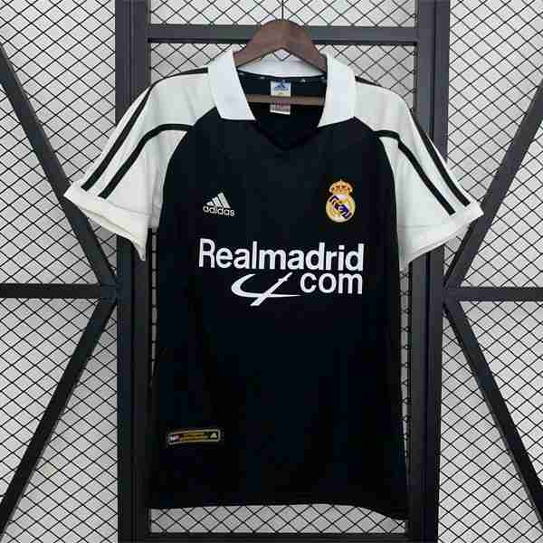 Tailandia Camiseta Real Madrid 2ª Retro 2001-2002 Thailandia Maglia Calcio Away Real Madrid Retro 2001 2002
