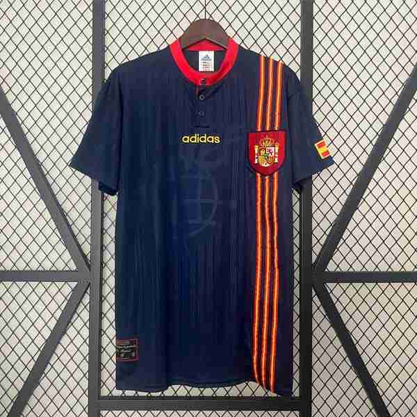 Tailandia Camiseta España 2ª 2024-2025 Thailandia Maglia Calcio Away Spagna Retro 2024 2025
