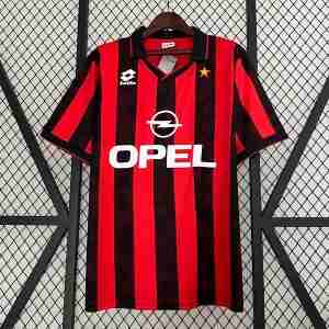 Thailandia Maglia Calcio Prima AC Milan Retro 1988 1989