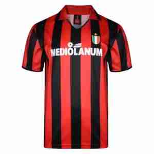 Thailandia Maglia Calcio Prima AC Milan Retro 1988 Rosso