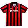 Thailandia Maglia Calcio Prima AC Milan Retro 1993 1994 Nero Rosso