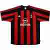 Thailandia Maglia Calcio Prima AC Milan Retro 2003 2004 Rosso