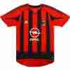 Thailandia Maglia Calcio Prima AC Milan Retro 2004 2005 Rosso