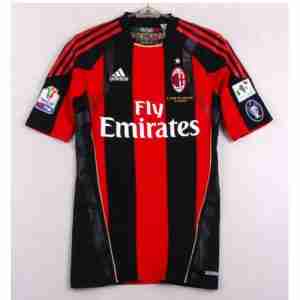 Thailandia Maglia Calcio Prima AC Milan Retro 2010 2011 Rosso