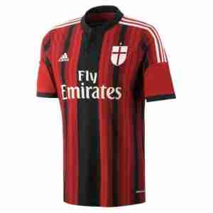 Thailandia Maglia Calcio Prima AC Milan Retro 2014 2015 Rosso
