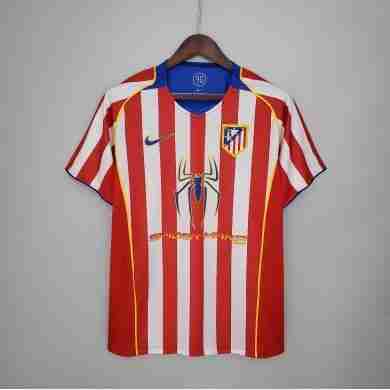 Tailandia Camiseta Retro Atletico Madrid 2004/05 Thailandia Maglia Calcio Prima Atletico Madrid Retro 2004 2005