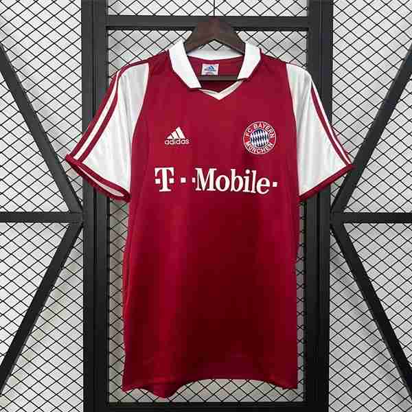 Tailandia Camiseta Bayern Munich 1ª Retro 2003-2004 Thailandia Maglia Calcio Prima Bayern Monaco Retro 2003 2004