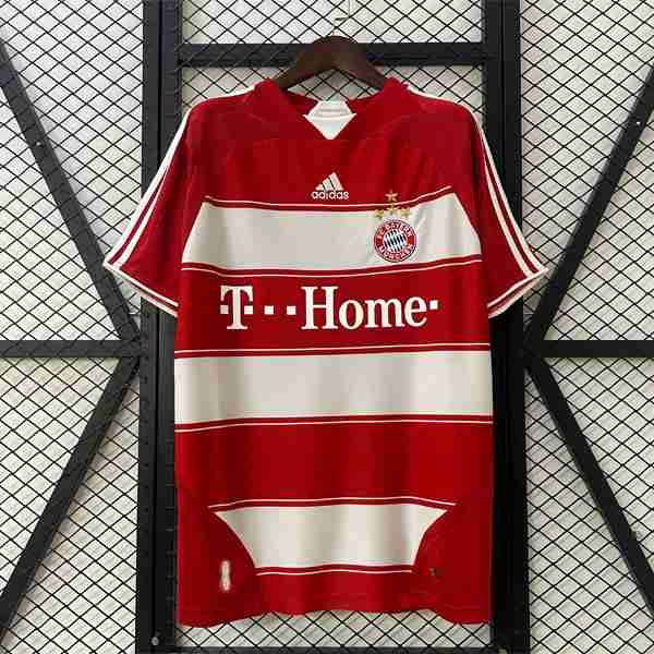 Tailandia Camiseta Bayern 1ª Retro 2007-2008 Thailandia Maglia Calcio Prima Bayern Monaco Retro 2007 2008
