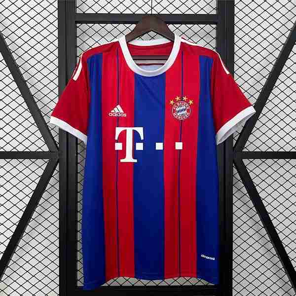 Tailandia Camiseta Bayern Munich 1ª Retro 2014-2015 Thailandia Maglia Calcio Prima Bayern Monaco Retro 2014 2015