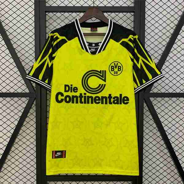 Camiseta Dortmund 1ª Retro 1994-1995 Thailandia Maglia Calcio Prima Borussia Dortmund Retro 1994 1995