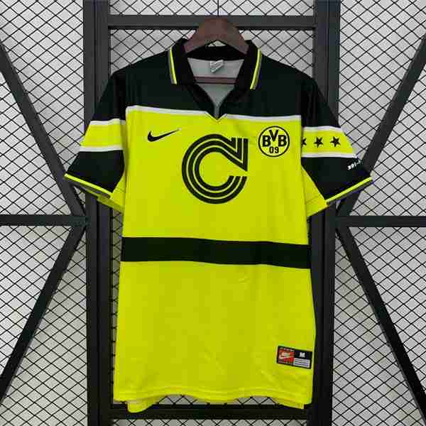 Tailandia Camiseta Dortmund 1ª Retro 1996-1997 Thailandia Maglia Calcio Prima Borussia Dortmund Retro 1996 1997