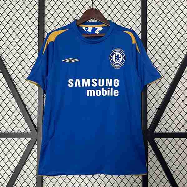 Tailandia Camiseta Chelsea 1ª Retro 2005 2006 Thailandia Maglia Calcio Prima Chelsea Retro 2005 2006
