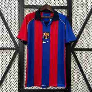 Thailandia Maglia Calcio Prima FC Barcellona Retro 2001 2002
