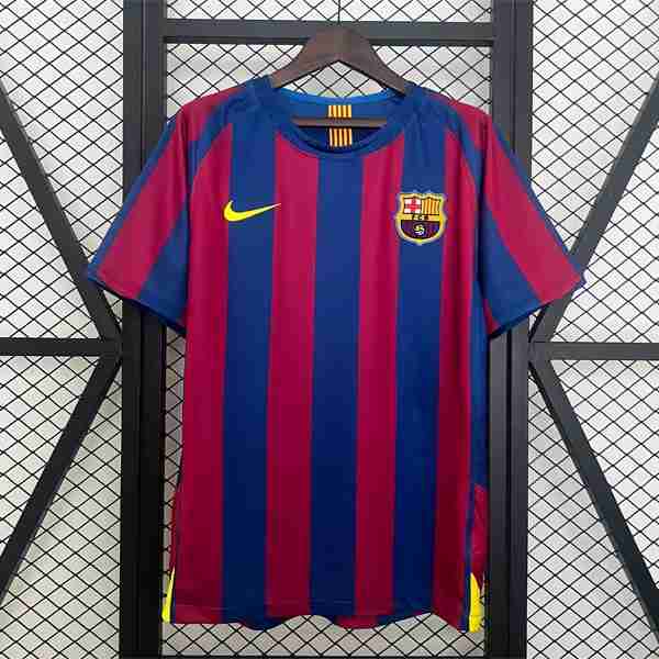 Tailandia Camiseta Barcelona 1ª Retro 2005-2006 Thailandia Maglia Calcio Prima FC Barcellona Retro 2005 2006