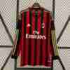 Thailandia Maglia Calcio Prima Manica Lunga AC Milan Retro 2013 2014
