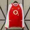 Thailandia Maglia Calcio Prima Manica Lunga Arsenal Retro 2002 2004