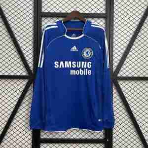 Thailandia Maglia Calcio Prima Manica Lunga Chelsea Retro 2006 2007