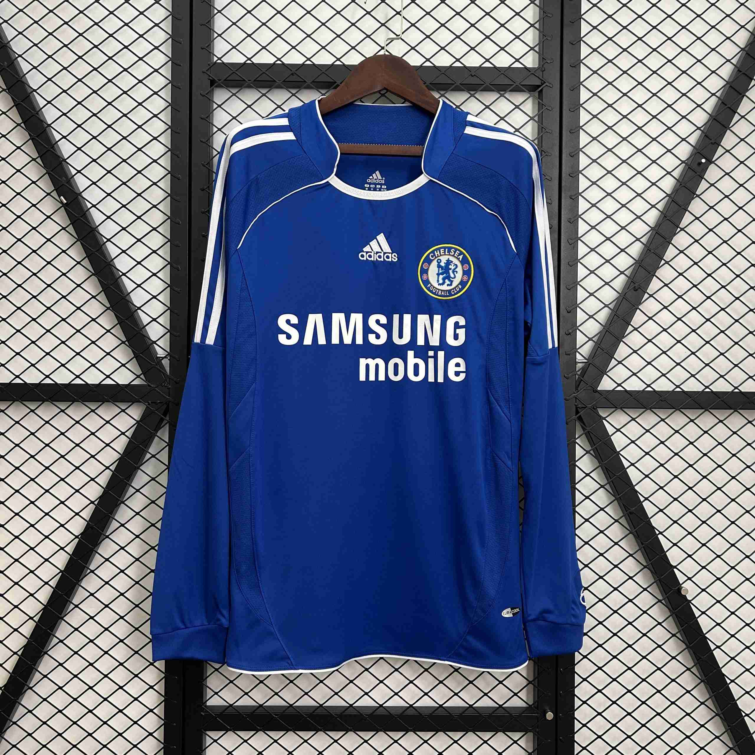 Camiseta Chelsea 1ª Retro ML 2006-2007 Thailandia Maglia Calcio Prima Manica Lunga Chelsea Retro 2006 2007