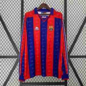 Thailandia Maglia Calcio Prima Manica Lunga FC Barcellona Retro 1996 1997