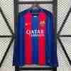 Thailandia Maglia Calcio Prima Manica Lunga FC Barcellona Retro 2014 2015