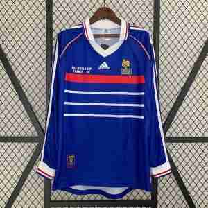 Thailandia Maglia Calcio Prima Manica Lunga Francia Retro 1998