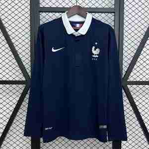 Thailandia Maglia Calcio Prima Manica Lunga Francia Retro 2014