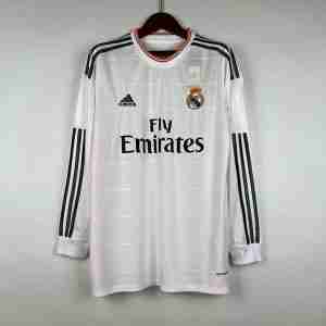 Thailandia Maglia Calcio Prima Manica Lunga Real Madrid Retro 2013 2014