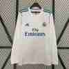 Thailandia Maglia Calcio Prima Manica Lunga Real Madrid Retro 2017 2018