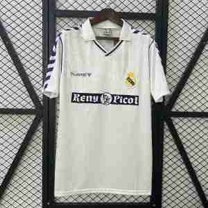 Thailandia Maglia Calcio Prima Real Madrid Retro 1989 1990