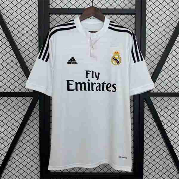 Tailandia Camiseta Real Madrid 1ª Retro 2014-2015 Thailandia Maglia Calcio Prima Real Madrid Retro 2014 2015