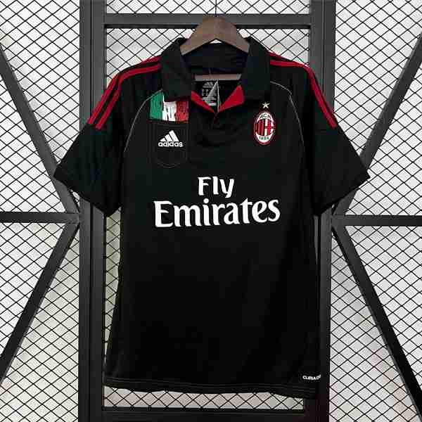 Tailandia Camiseta AC Milan 2ª Retro 2012 2013 Thailandia Maglia Calcio Terza AC Milan Retro 2012 2013