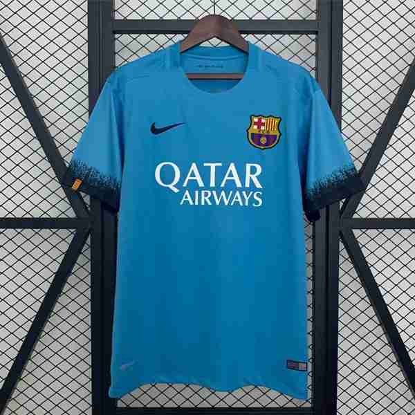 Tailandia Camiseta Barcelona 3ª Retro 2015-2016 Thailandia Maglia Calcio Terza FC Barcellona Retro 2015 2016