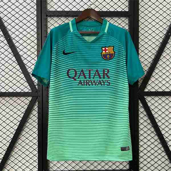 Tailandia Camiseta Barcelona 3ª Retro 2016-2017 Thailandia Maglia Calcio Terza FC Barcellona Retro 2016 2017