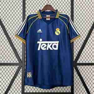 Thailandia Maglia Calcio Terza Real Madrid Retro 1998 2000