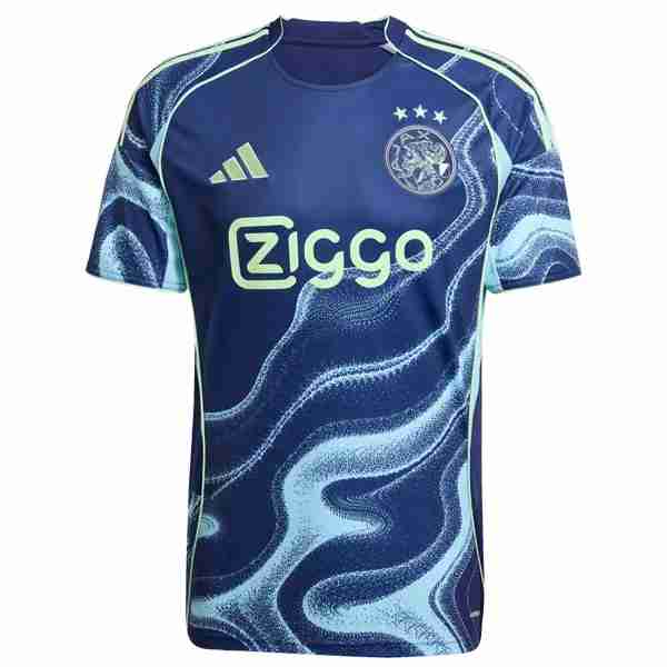 Tailandia Camiseta Ajax 2ª 2025-2026 Thailandia Maglietta Calcio Away Ajax 2025 2026