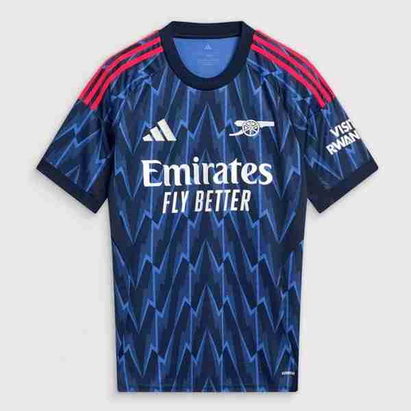Tailandia Camiseta Arsenal 2ª 2025-2026 Thailandia Maglietta Calcio Away Arsenal 2025 2026