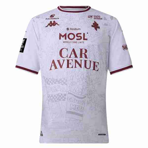 Tailandia Camiseta FC Metz 2ª 2025-2026 Thailandia Maglietta Calcio FC Metz Away 2025 2026