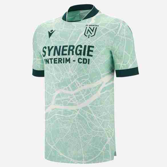 Tailandia Camiseta FC Nantes 2ª 2025-2026 Thailandia Maglietta Calcio FC Nantes Away 2025 2026