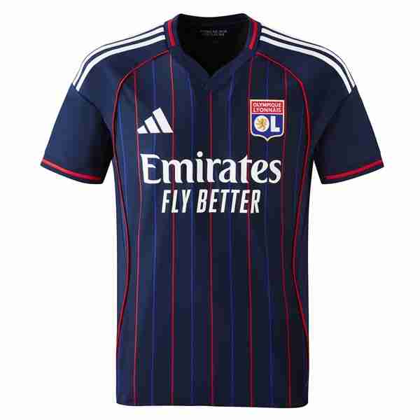 Tailandia Camiseta Lyon 1ª 2025-2026 Thailandia Maglietta Calcio Away Olympique Lione 2025 2026