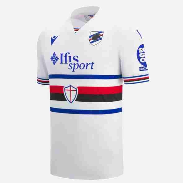 Tailandia Camiseta Sampdoria 2ª 2025-2026 Thailandia Maglietta Calcio Away Sampdoria 2025 2026