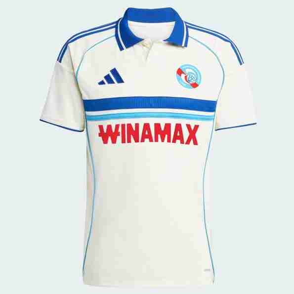 Tailandia Camiseta Racing Club De Estrasburgo 2ª 2025-2026 Thailandia Maglietta Calcio Strasburgo Away 2025 2026