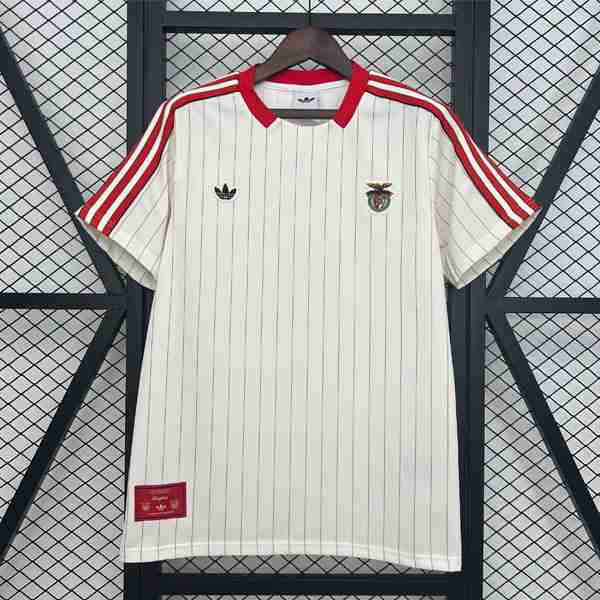 Camiseta Benfica Retro Special Edition 2025-2026 Thailandia Maglietta Calcio Benfica Speciale 2025 2026 Bianco
