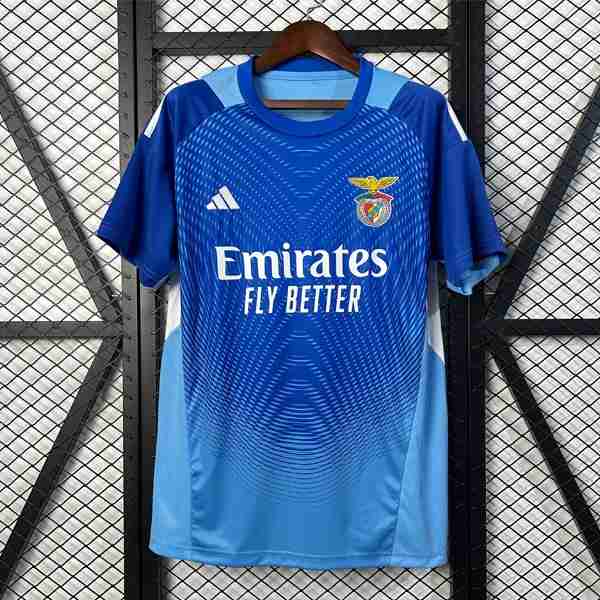 Tailandia Camiseta Benfica Portero 2025-2026 Azul Thailandia Maglietta Calcio Portiere Benfica 2025 2026 Blu