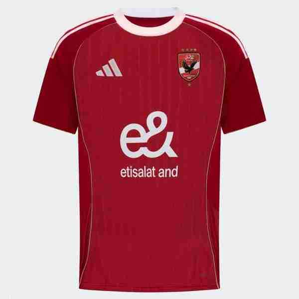 Tailandia Camiseta Al Ahly SC 1ª 2025-2026 Thailandia Maglietta Calcio Prima Al Ahly SC 2025 2026