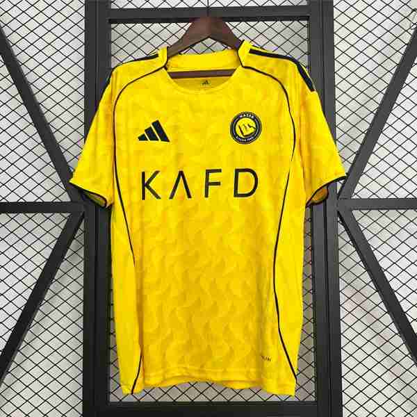 Tailandia Camiseta Al-Nassr FC 1ª 2025-2026 Thailandia Maglietta Calcio Prima Al-Nassr FC 2025 2026