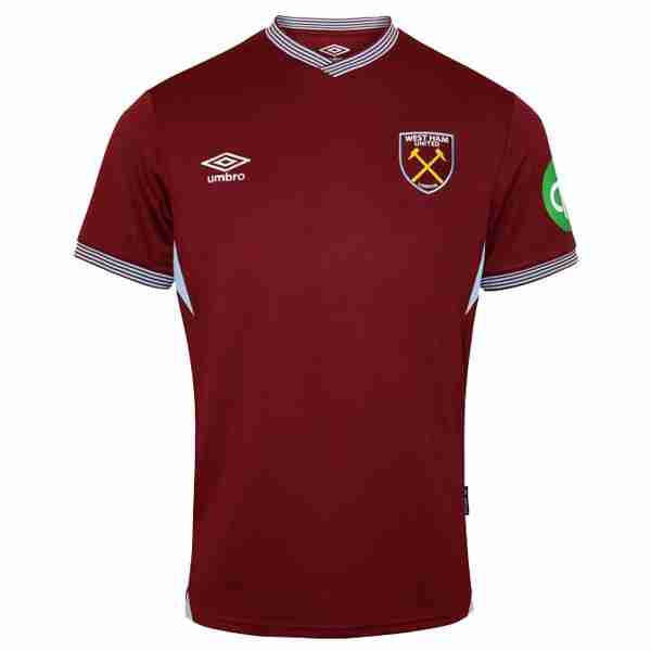 Tailandia Camiseta West Ham 1ª 2025-2026 Thailandia Maglietta Calcio Prima West Ham United 2025 2026