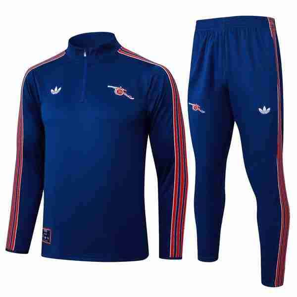 Sudadera De Training Arsenal 2025-2026 Azul 5 Felpa Allenamento Arsenal 2025 2026 Blu