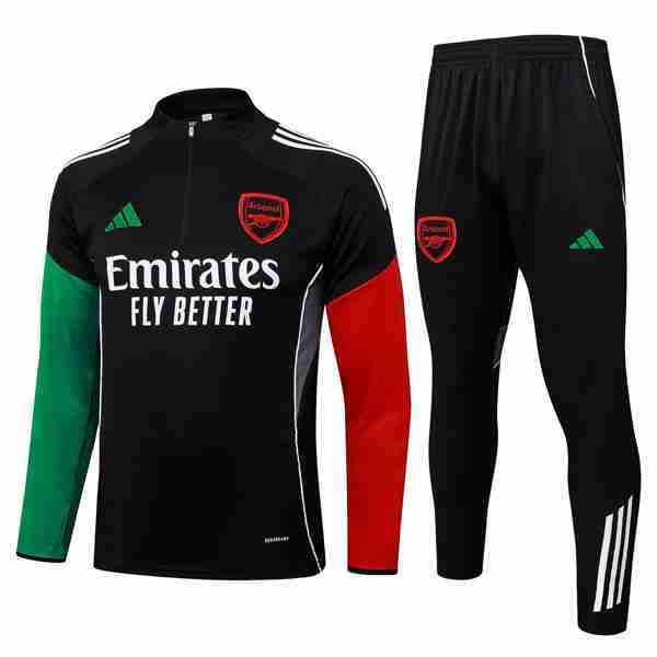 Sudadera De Training Arsenal 2025-2026 Negro 5 Felpa Allenamento Arsenal 2025 2026 Nero