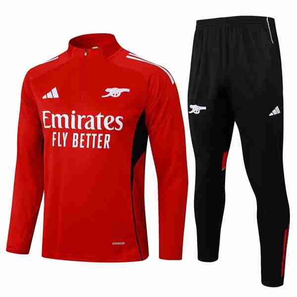 Sudadera De Training Arsenal 2025-2026 Rojo 5 Felpa Allenamento Arsenal 2025 2026 Rosso